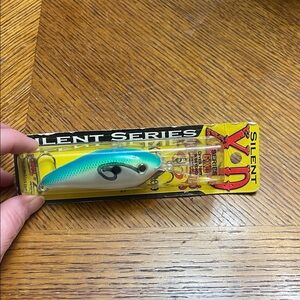 adidas turquoise blue and white fishing lure - Silent Series